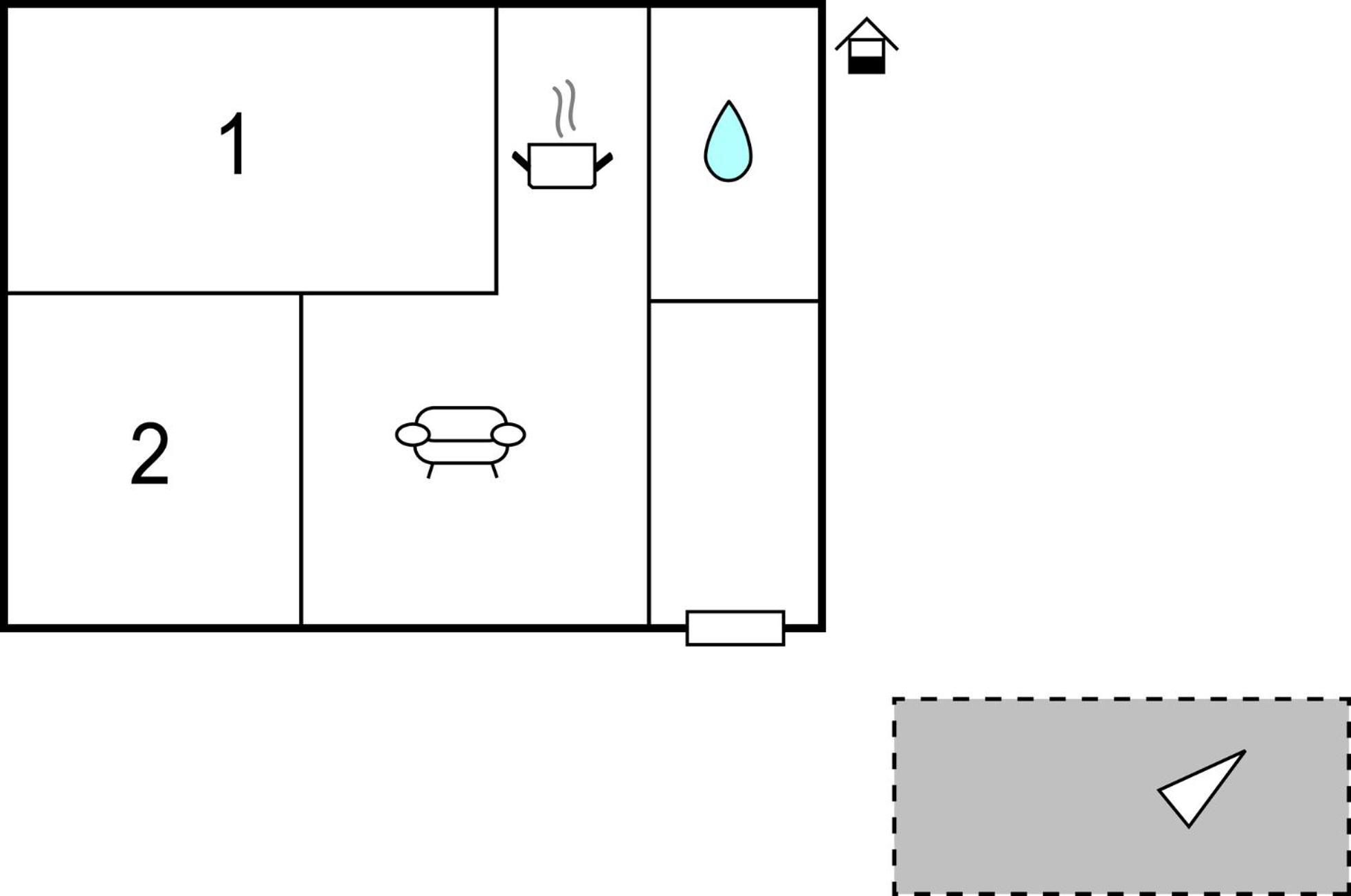 2 Bedroom Cozy Home In Bosiljevo Extérieur photo